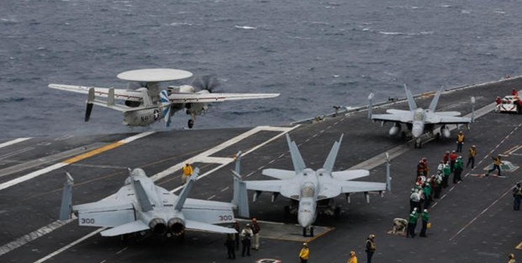 هشدار نافرجام «ناو لینکلن» به ایران /آسیب به ۴ جنگنده اف‌۱۸